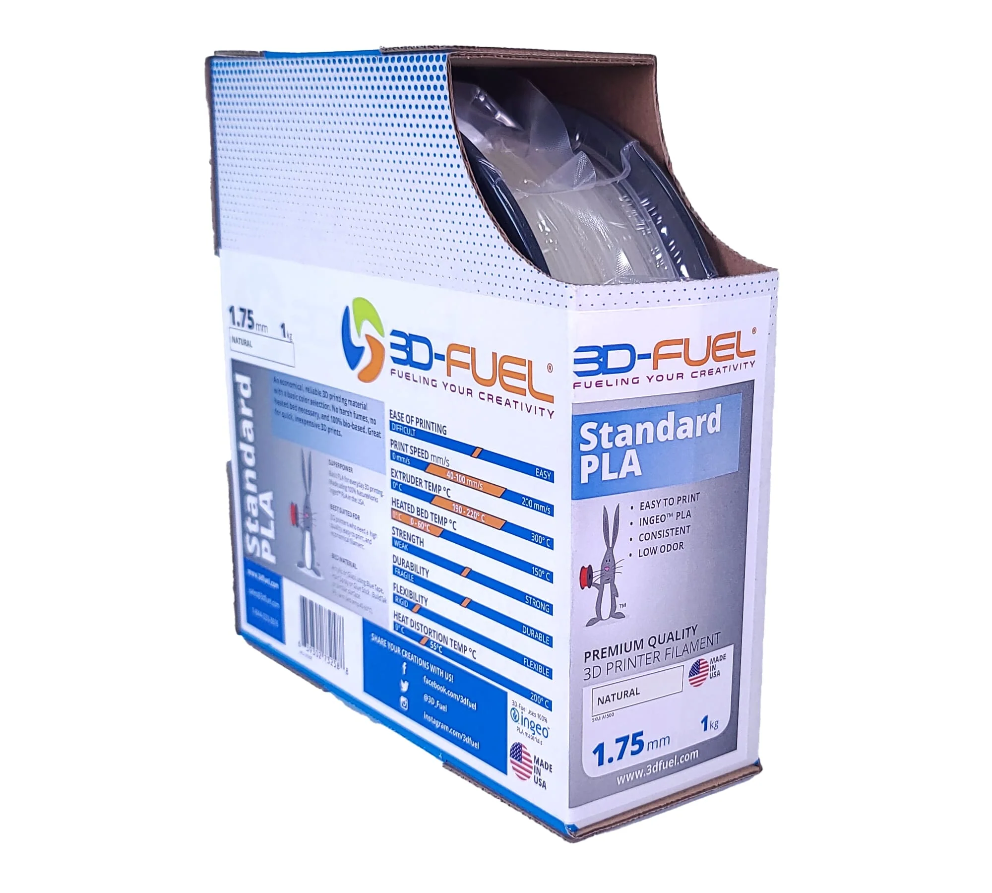 Standard PLA+, Natural, 2.85mm - Image 4