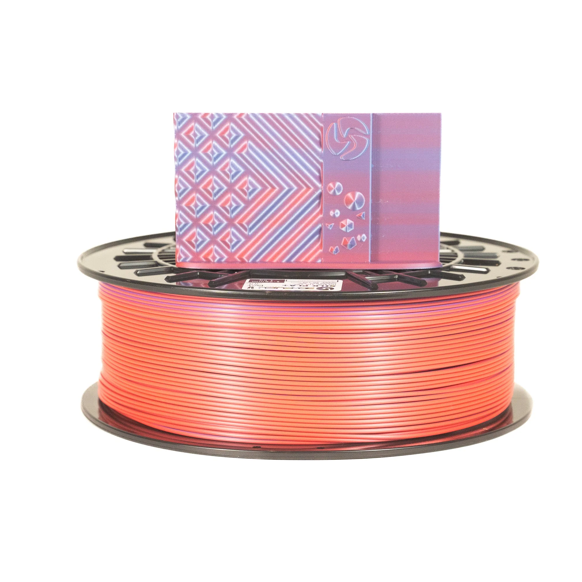 Dual-Color Silk PLA+, Silky Blushing Violet, 1.75mm - Image 4