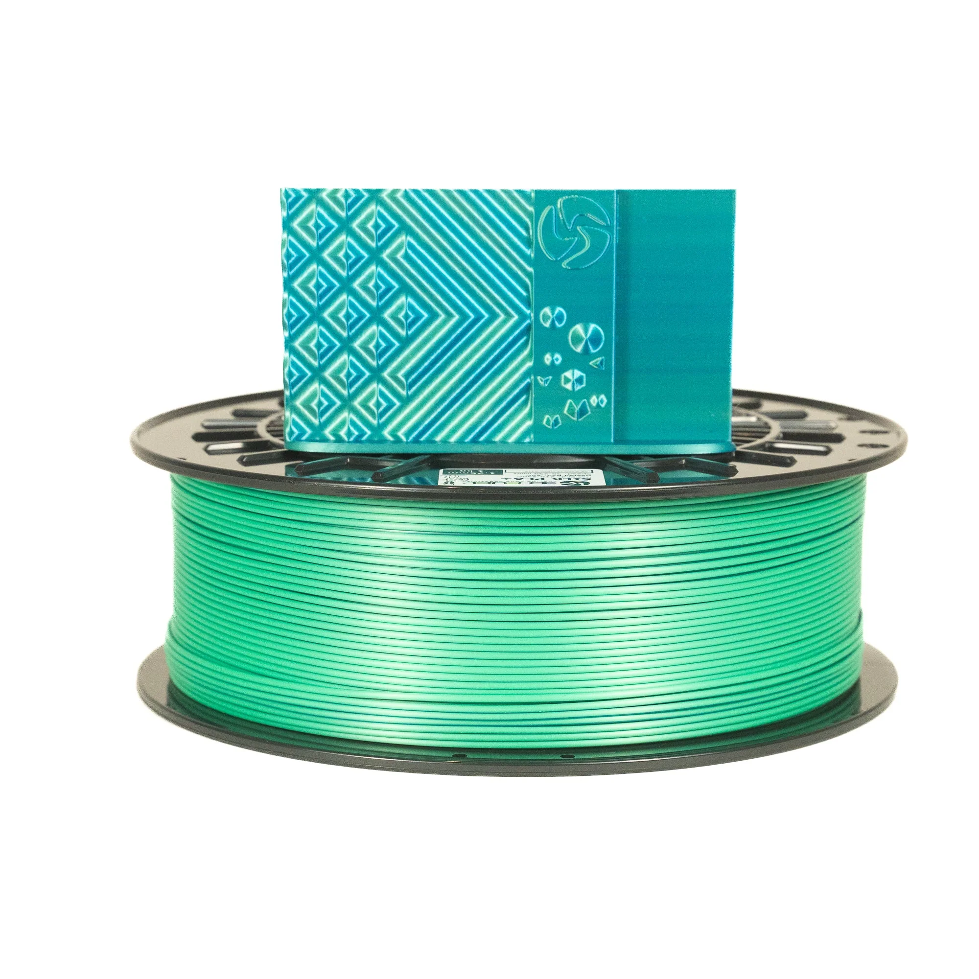 Dual-Color Silk PLA+, Silky Lagoon, 1.75mm - Image 4
