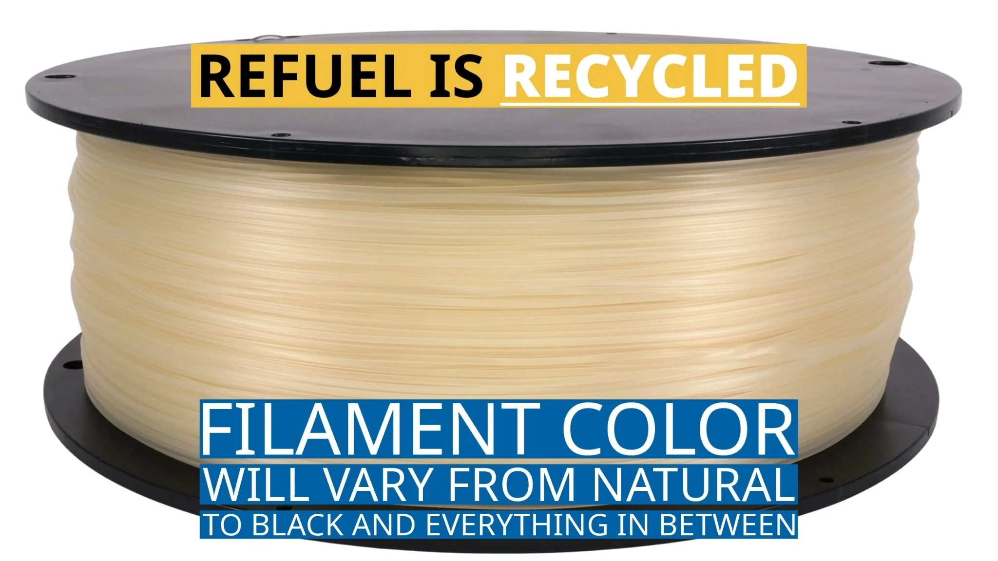 ReFuel™ 3D-Fuel Recycled Standard or Tough Pro PLA+, 1.75mm - Image 5